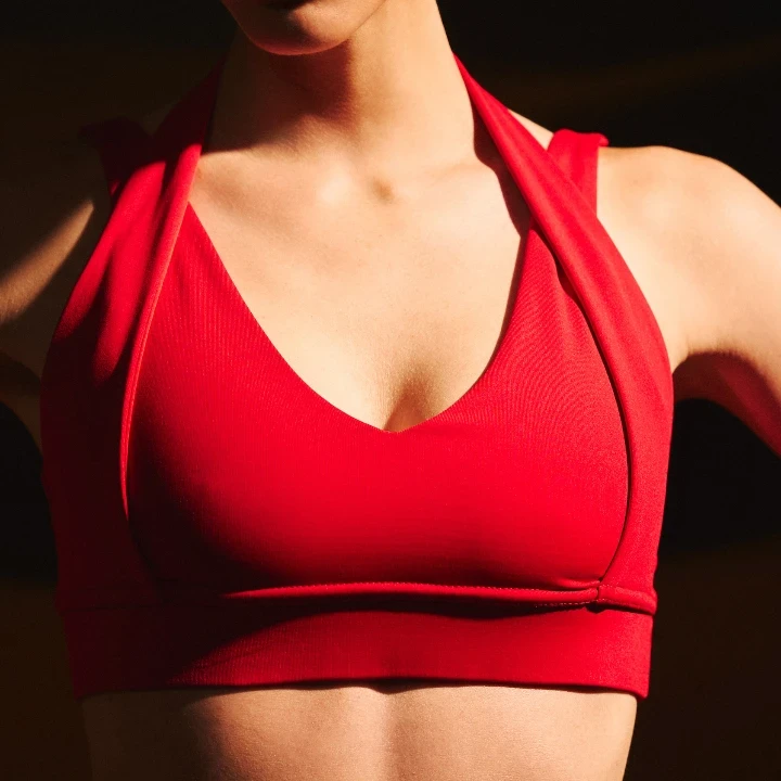 Cherry - Ray Sports Bra